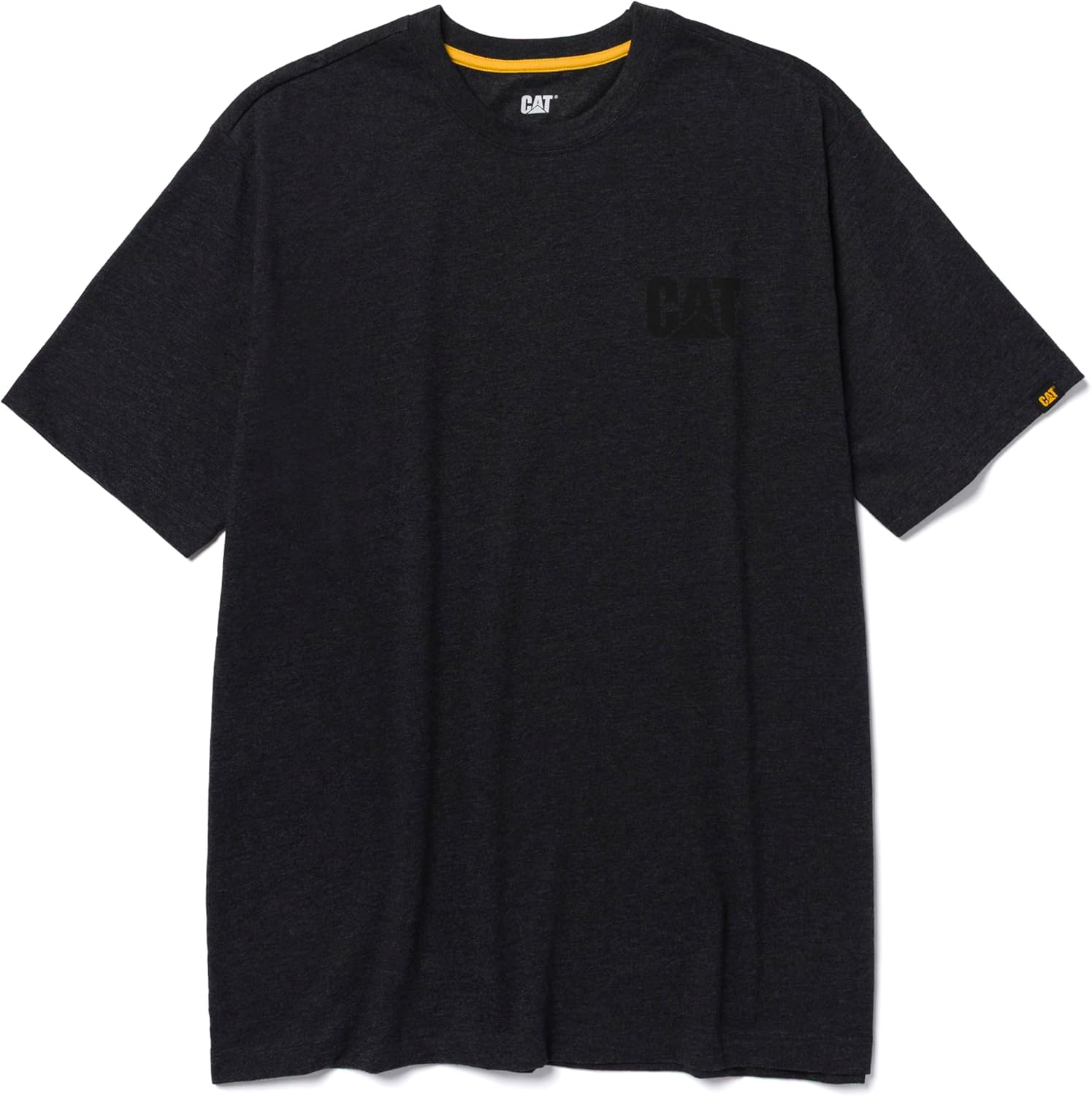 Мужская футболка CAT с коротким рукавом и логотипом, Pitch Black Heather, Черный, Мужская футболка CAT с коротким рукавом и логотипом, Pitch Black Heather
Мужская футболка CAT с коротким рукавом и логотипом, Pitch Black Heather, Черный, Мужская футболка CAT с коротким рукавом и логотипом, Pitch Black Heather