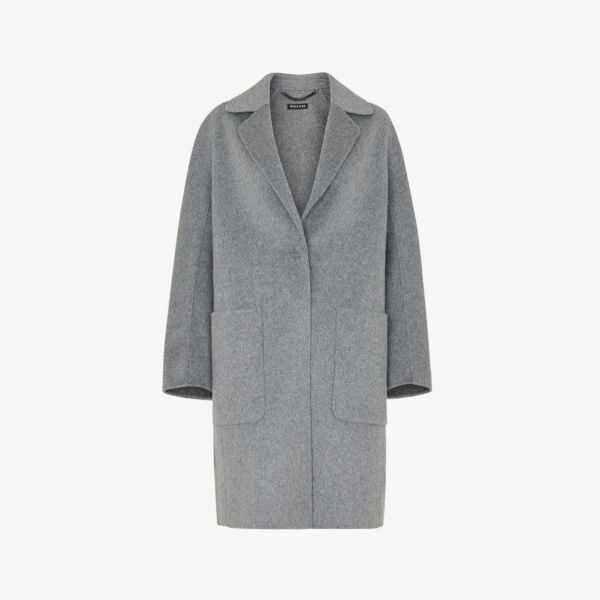 Двустороннее пальто из шерсти Cassie Whistles, серый
Двустороннее пальто из шерсти Cassie Whistles, серый
