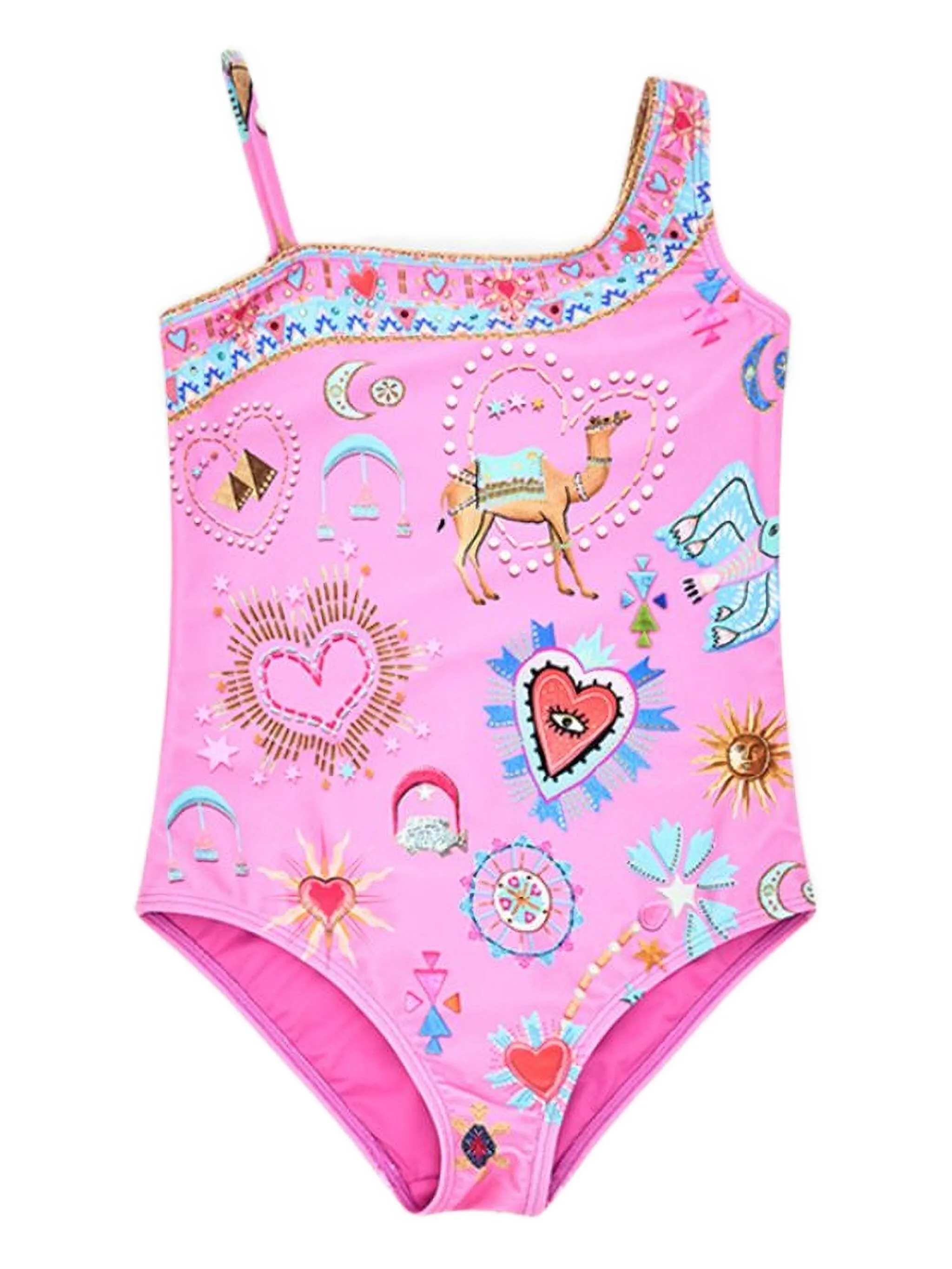 Купальник на одно плечо Camilla Kids, розовый
Купальник на одно плечо Camilla Kids, розовый