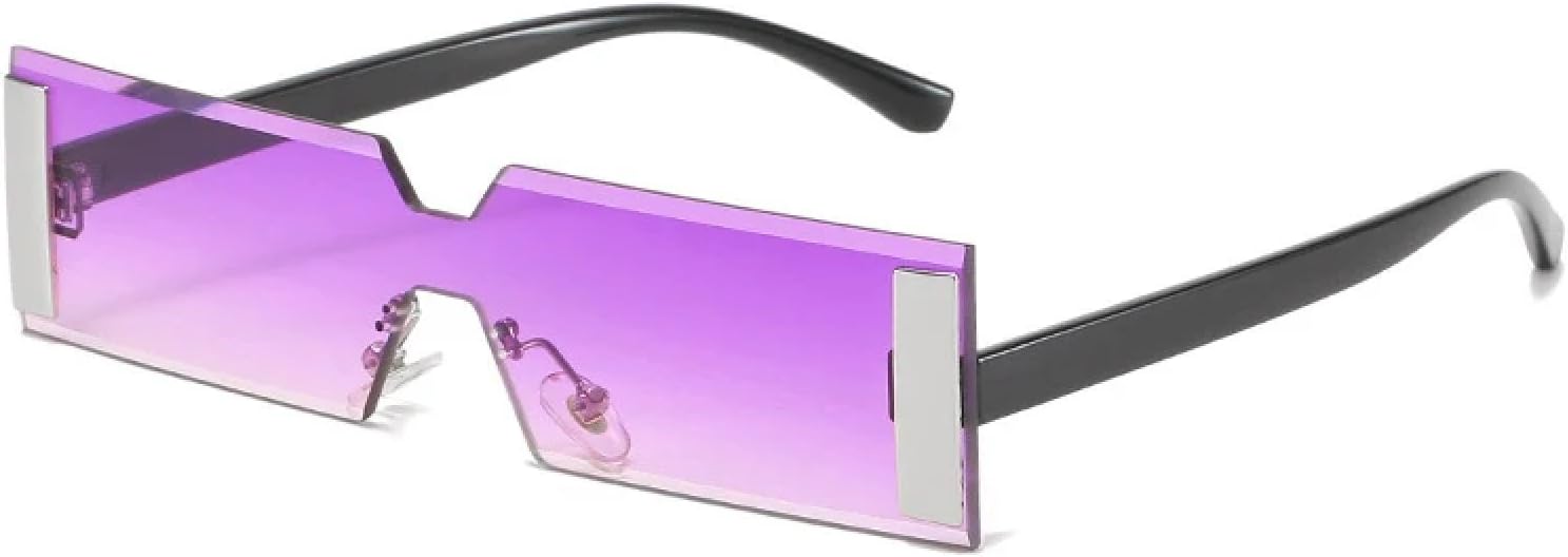 Модные прямоугольные металлические солнцезащитные очки для женщин и мужчин, винтажные цельные очки, летние дорожные очки с защитой от УФ-излучения UV400 TKKTLLT, Black Purple
Модные прямоугольные металлические солнцезащитные очки для женщин и мужчин, винтажные цельные очки, летние дорожные очки с защитой от УФ-излучения UV400 TKKTLLT, Black Purple