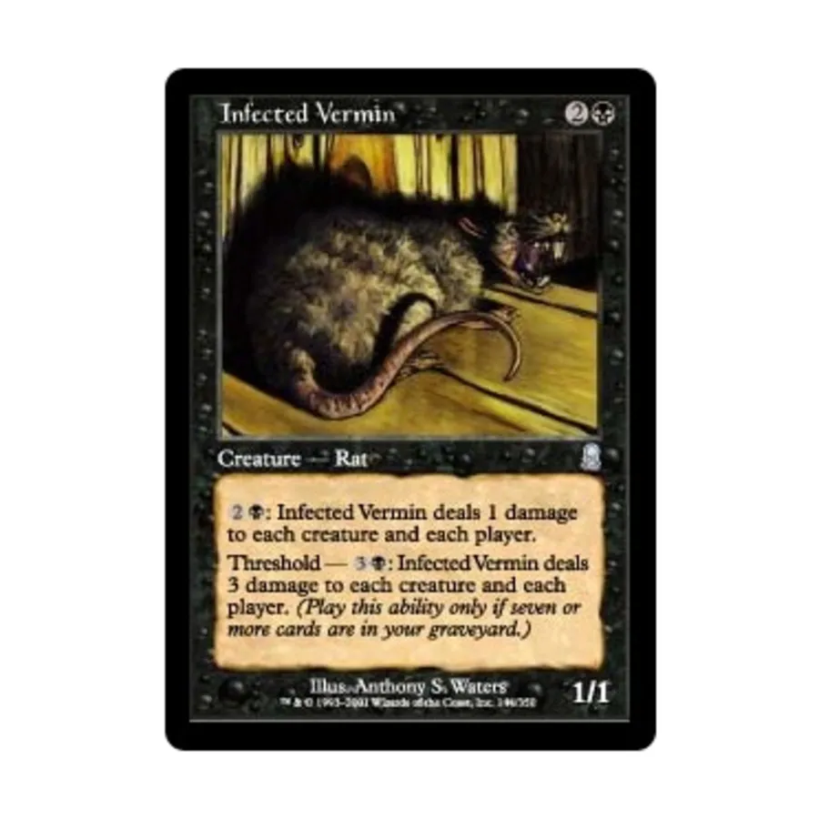 CCG Заражённый паразит (U), MTG - Odyssey
CCG Заражённый паразит (U), MTG - Odyssey