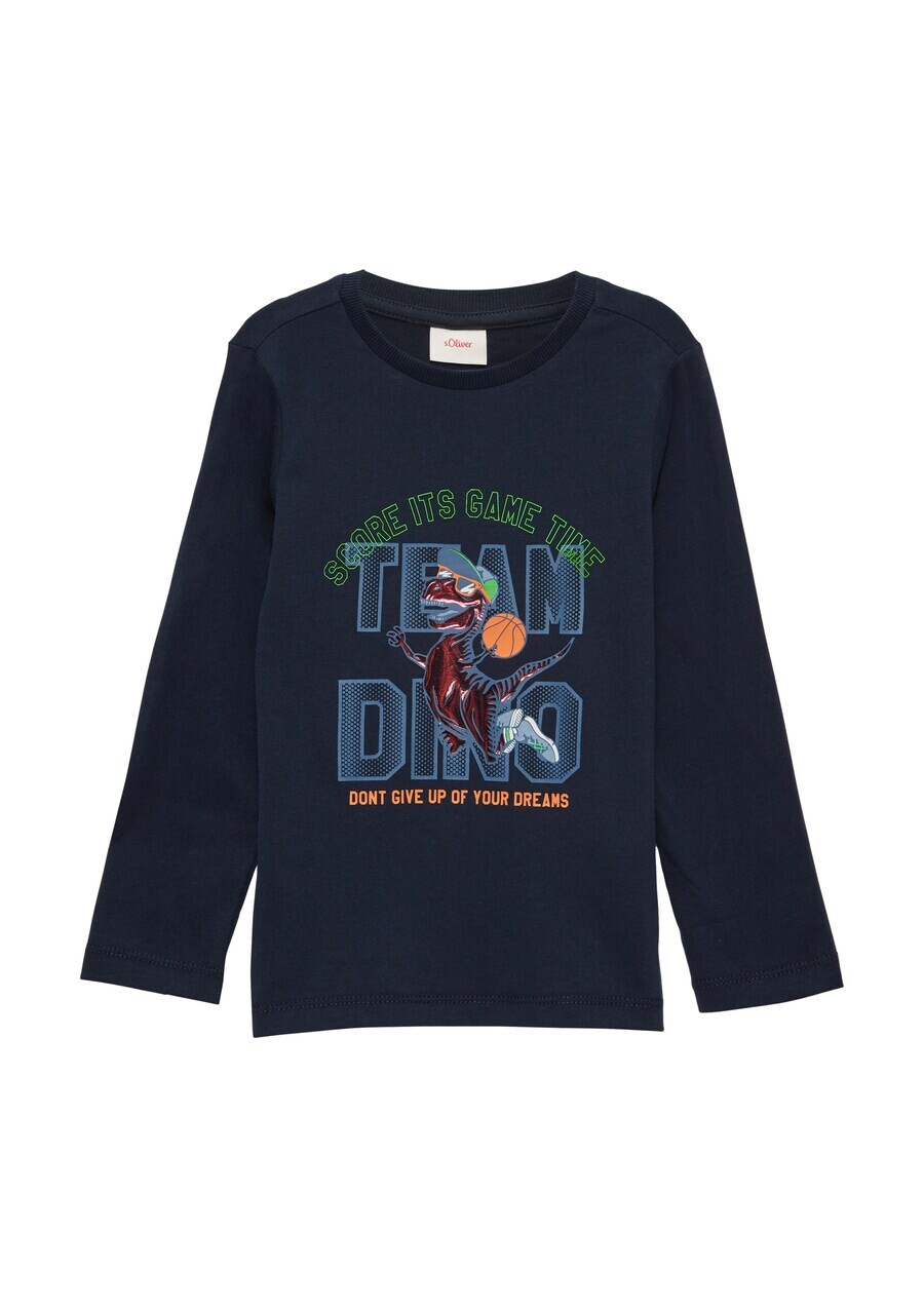 Лонгслив s.Oliver Shirt, темно-синий 
Лонгслив s.Oliver Shirt, темно-синий