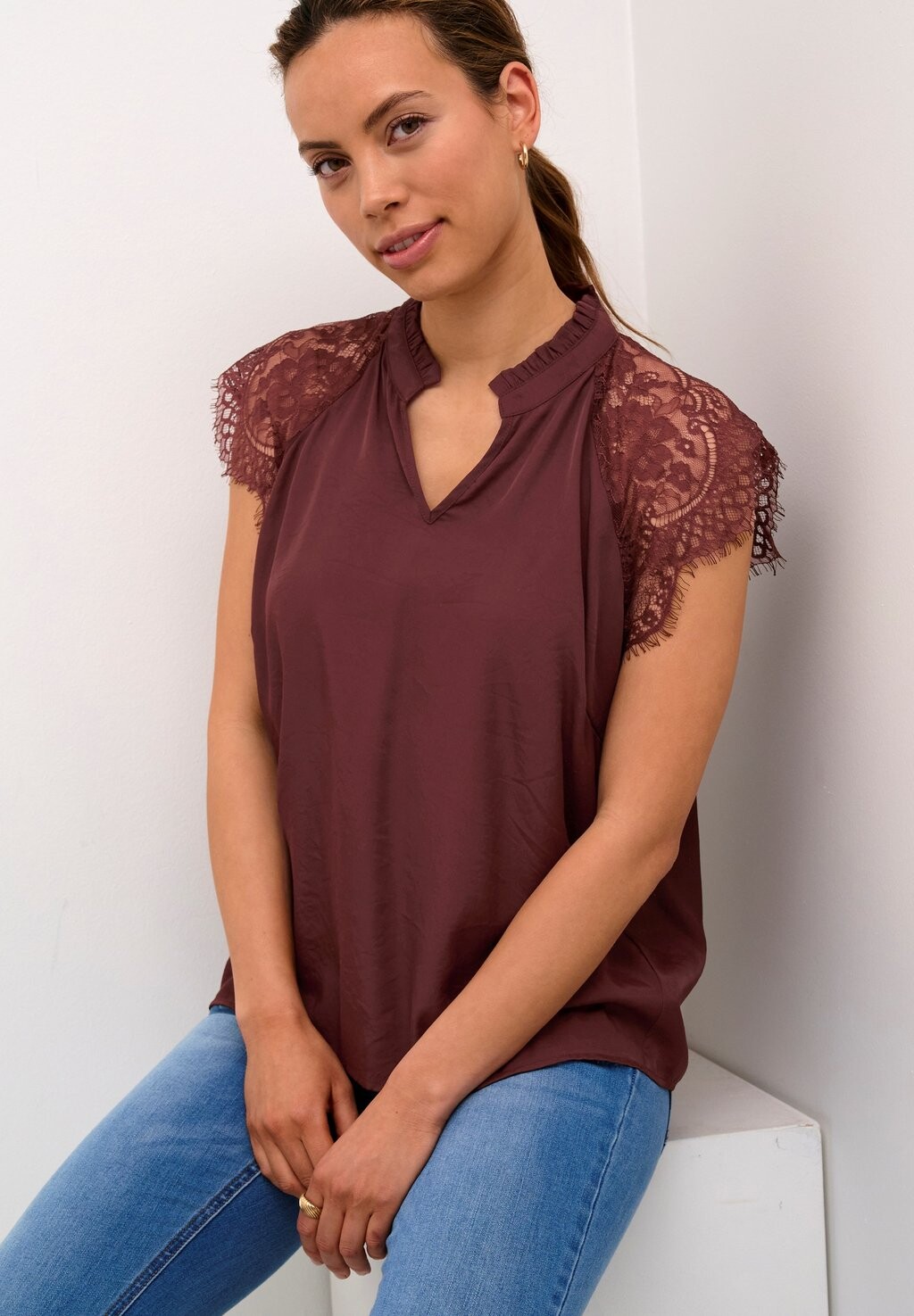Блуза NOLA Cream, Бордо
Блуза NOLA Cream, Бордо