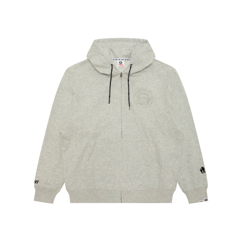 Толстовка с молнией Aape, серо-белый
Толстовка с молнией Aape, серо-белый