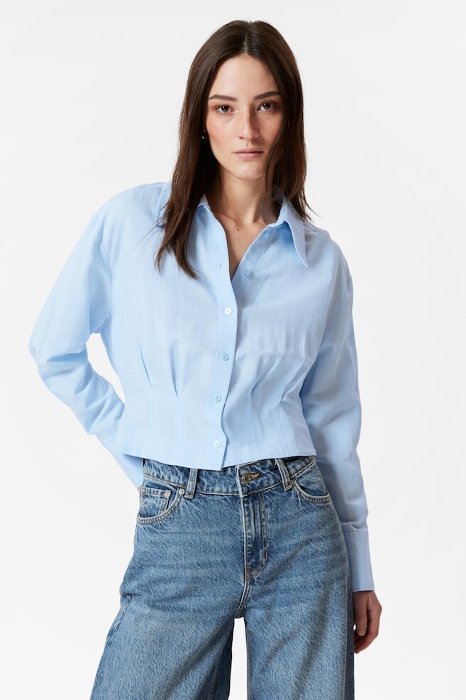 Зауженная рубашка & Other Stories, голубой
Зауженная рубашка & Other Stories, голубой