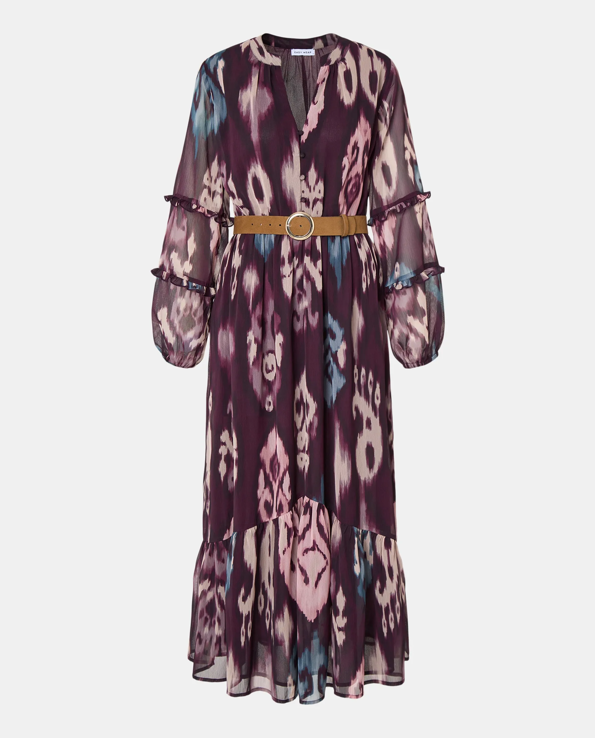 Длинное платье с рюшами и принтом Easy Wear, красный
Длинное платье с рюшами и принтом Easy Wear, красный