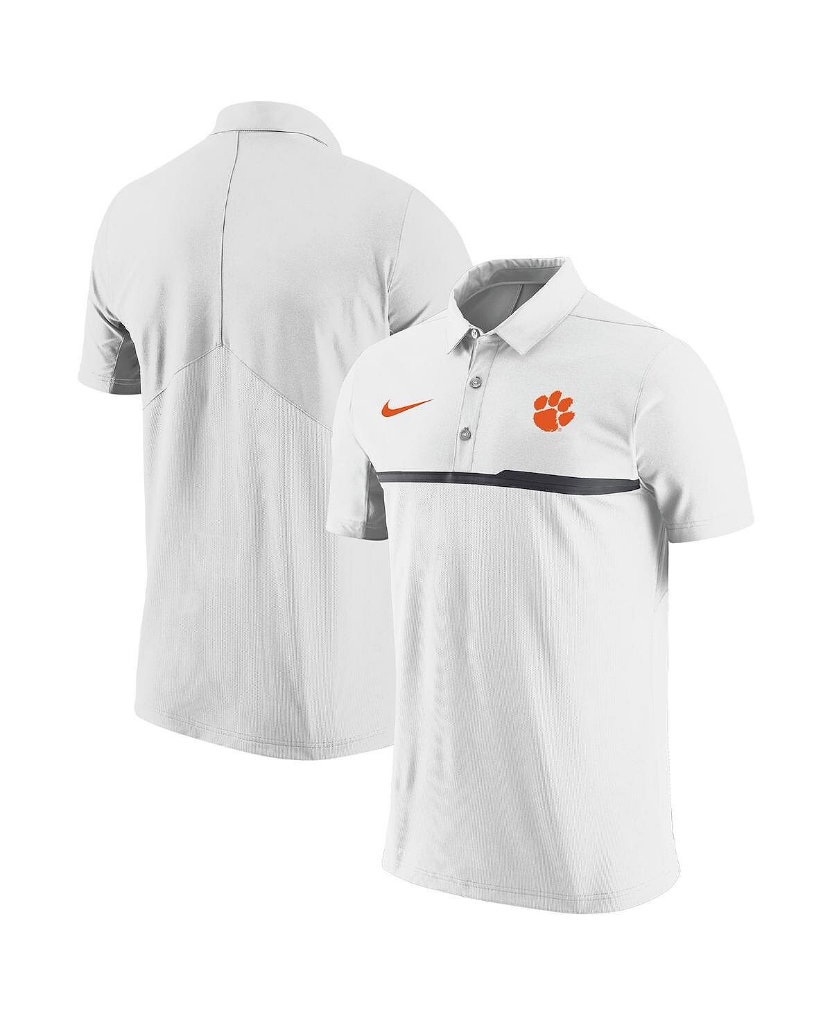 Мужская белая рубашка-поло Clemson Tigers Coaches Performance Nike
Мужская белая рубашка-поло Clemson Tigers Coaches Performance Nike