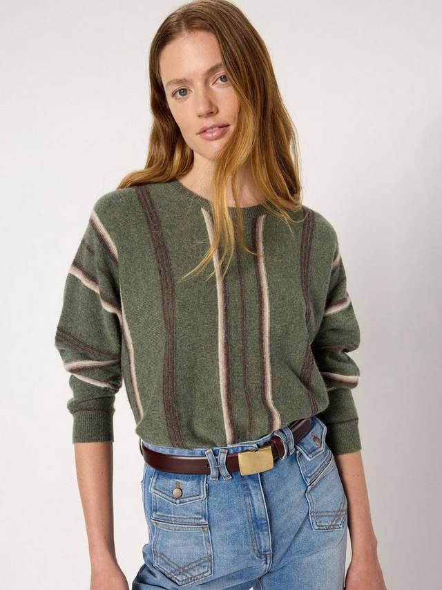 Джемпер из чистого кашемира Elise Stripe Gerard Darel, Khaki
Джемпер из чистого кашемира Elise Stripe Gerard Darel, Khaki