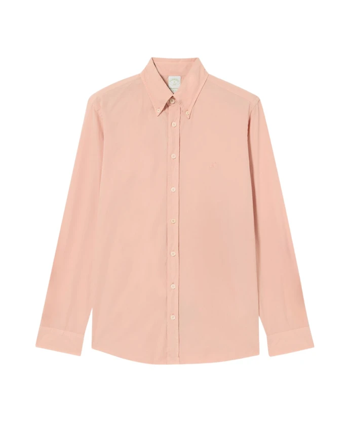 Хлопковая рубашка приталенного кроя, окрашенная методом окрашивания готового изделия. Brooks Brothers, красный
Хлопковая рубашка приталенного кроя, окрашенная методом окрашивания готового изделия. Brooks Brothers, красный