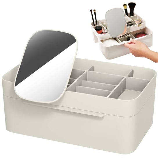 Органайзер для косметики с выдвижным ящиком и зеркалом Verk Group
Органайзер для косметики с выдвижным ящиком и зеркалом Verk Group