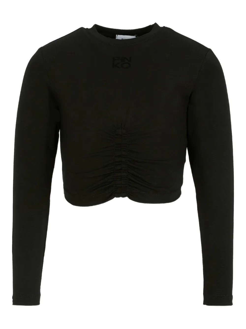 Футболка с длинными рукавами и сборками Pinko Kids, черный
Футболка с длинными рукавами и сборками Pinko Kids, черный