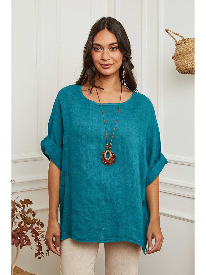 Блузка La Compagnie Du Lin, бирюзовый
Блузка La Compagnie Du Lin, бирюзовый