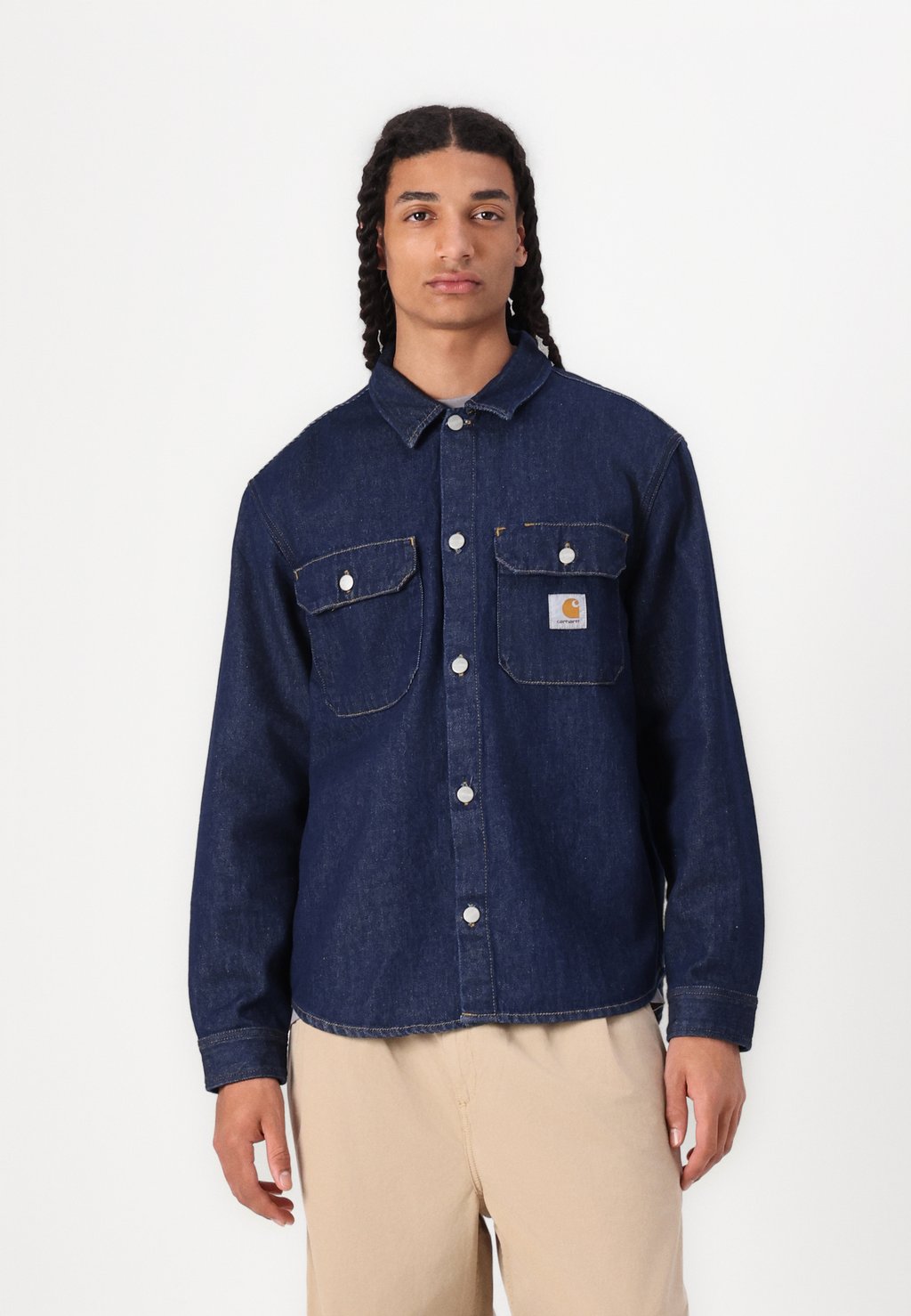 Джинсовая куртка HARVEY SHIRT Carhartt WIP, деним
Джинсовая куртка HARVEY SHIRT Carhartt WIP, деним