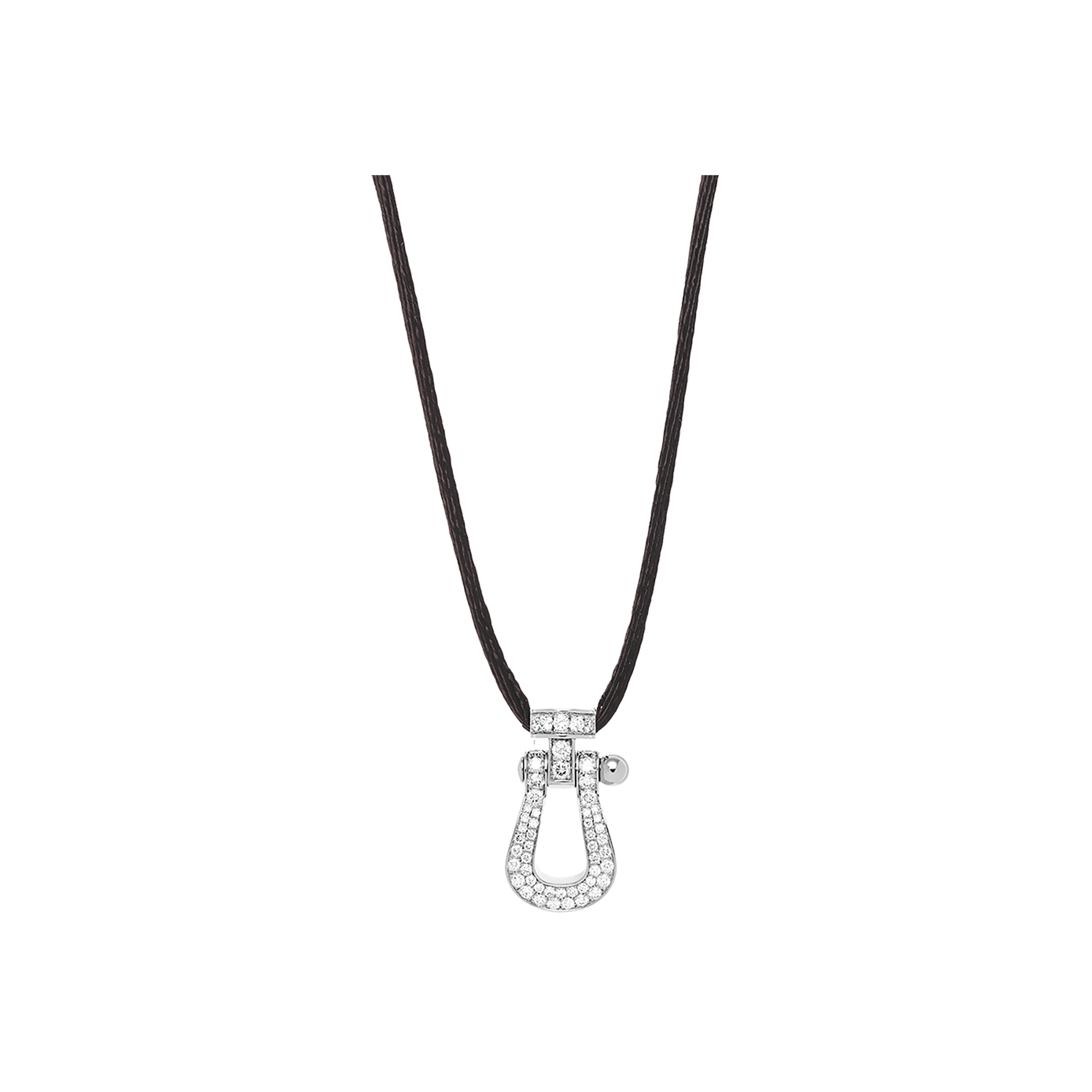 Колье Force 10, большая модель, из белого золота с бриллиантами Fred
Колье Force 10, большая модель, из белого золота с бриллиантами Fred