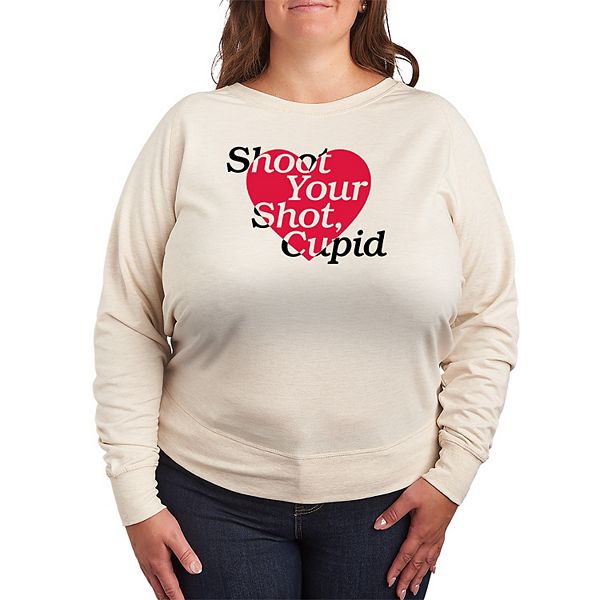 Plus size футболка Shoot Your Shot Cupid с длинным рукавом из французского флиса Licensed Character
Plus size футболка Shoot Your Shot Cupid с длинным рукавом из французского флиса Licensed Character