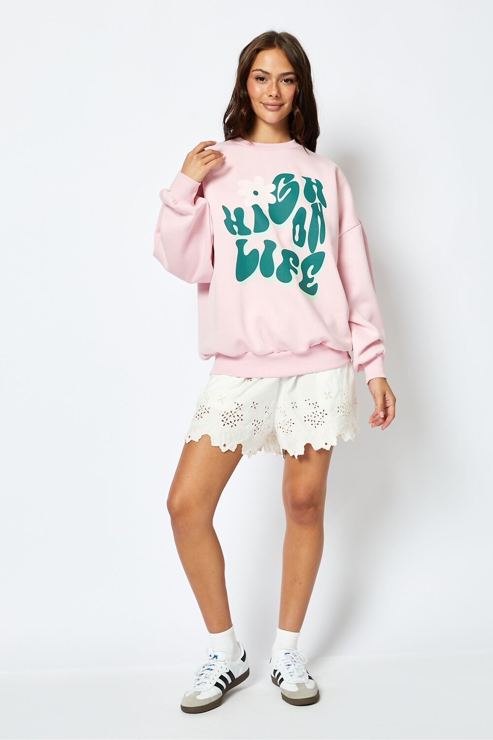 Толстовка High on life в Skinnydip, розовый
Толстовка High on life в Skinnydip, розовый