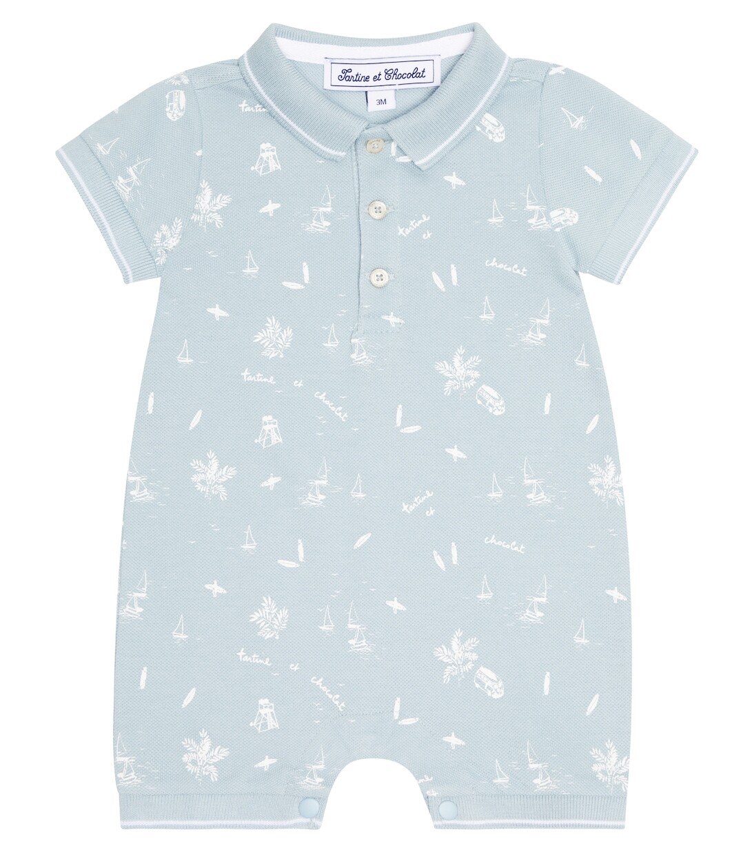 Детский комбинезон в стиле сафари из хлопка Tartine Et Chocolat, синий
Детский комбинезон в стиле сафари из хлопка Tartine Et Chocolat, синий