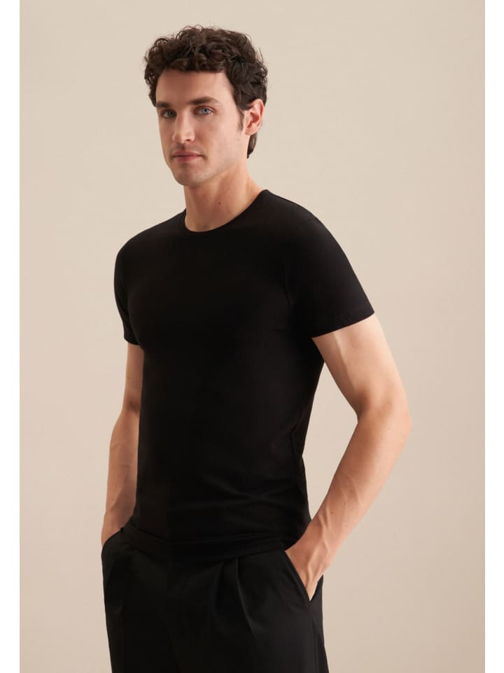 Футболка Seidensticker, черный
Футболка Seidensticker, черный