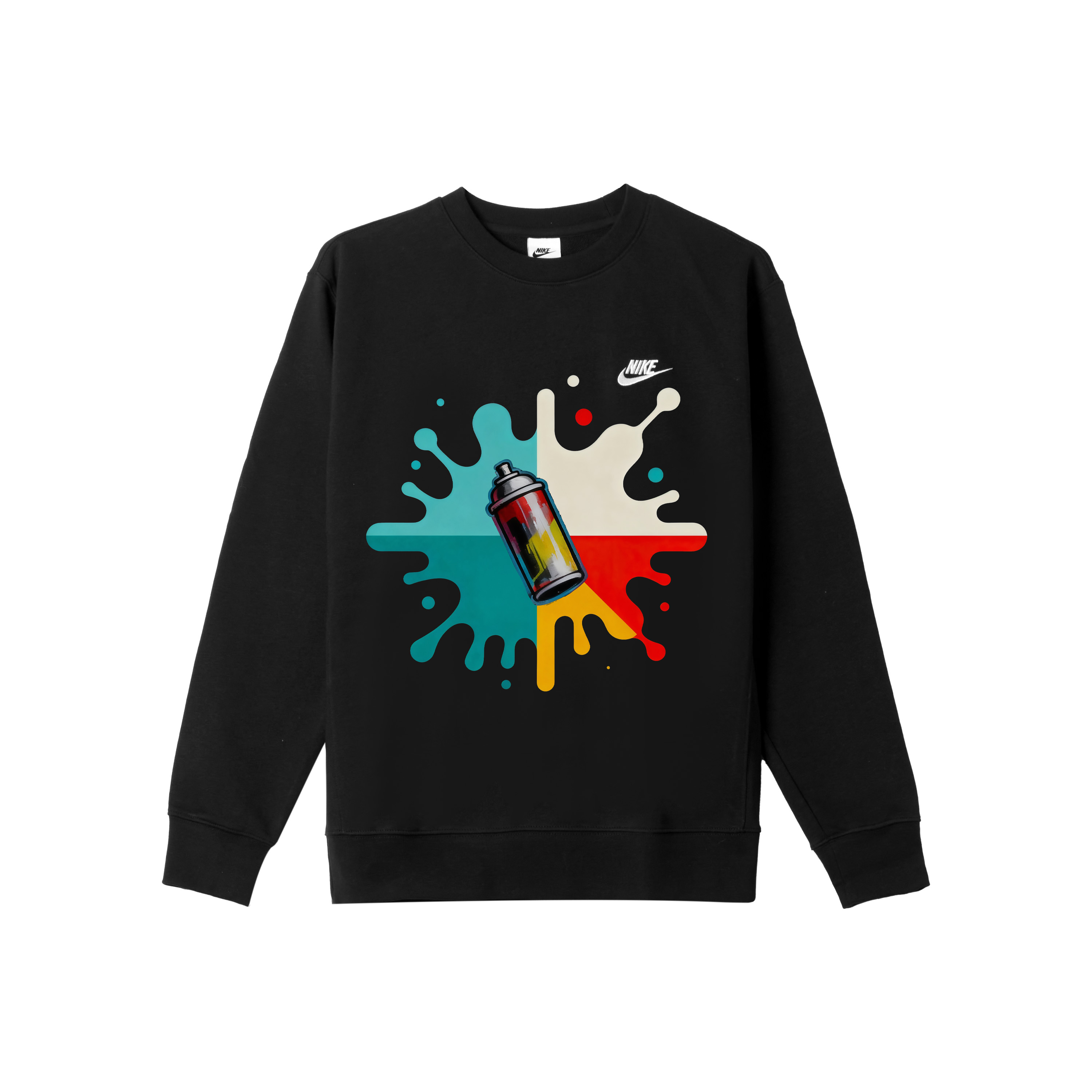 Nike Свитшот мужской черный с круглым вырезом Moderate
Nike Свитшот мужской черный с круглым вырезом Moderate