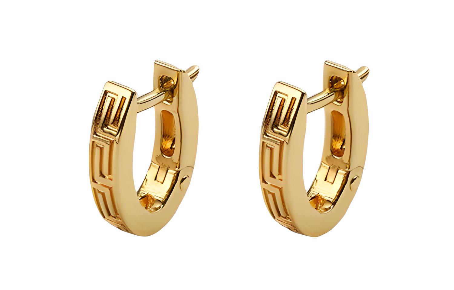 Versace Серьги-кольца с греческим орнаментом
Versace Серьги-кольца с греческим орнаментом