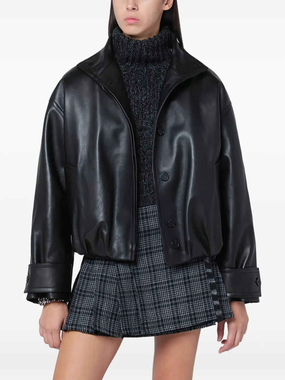 Кожаный бомбер Durazzi Milano, черный
Кожаный бомбер Durazzi Milano, черный