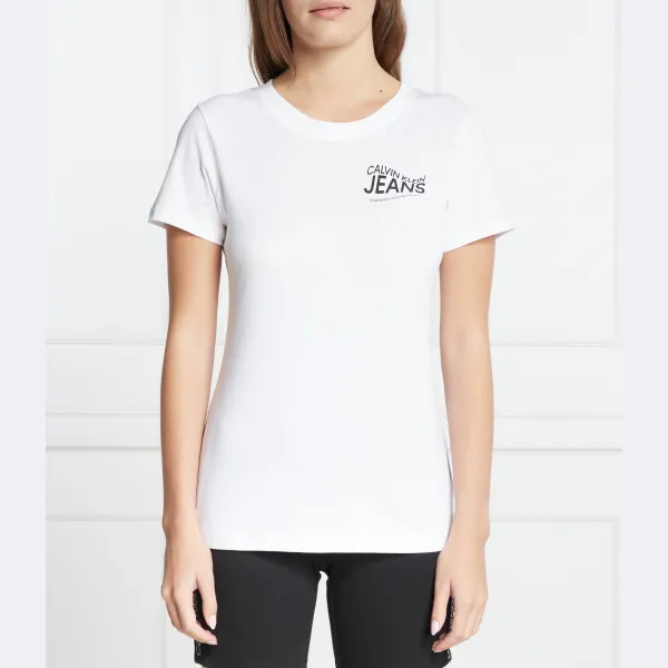 Футболка прямого кроя с логотипом Calvin Klein, белый
Футболка прямого кроя с логотипом Calvin Klein, белый
