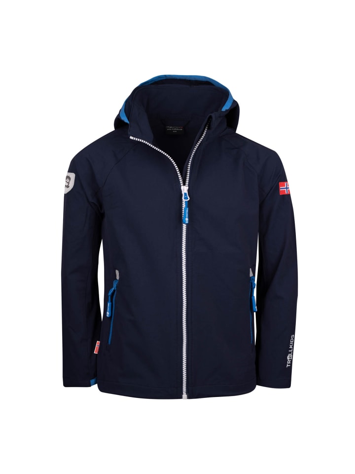 Trollkids Темно-синяя куртка Softshell Kvalvika
Trollkids Темно-синяя куртка Softshell Kvalvika