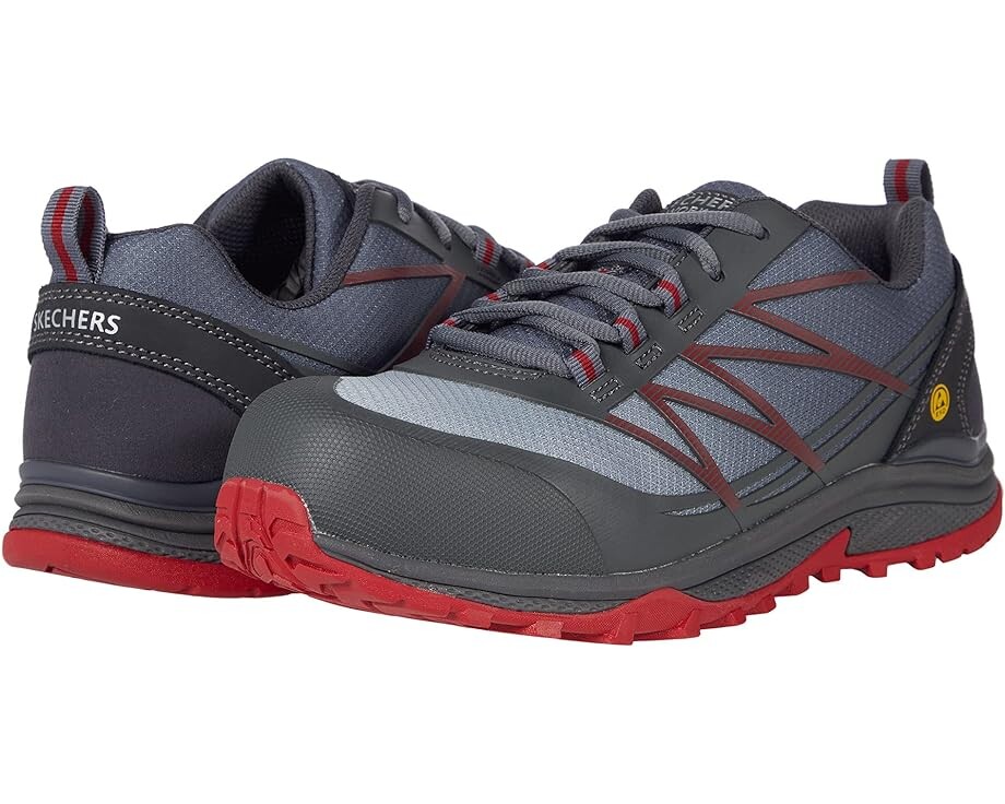 Кроссовки SKECHERS Work Puxal ESD Composite Toe, цвет Gray/Red, Серый, Кроссовки SKECHERS Work Puxal ESD Composite Toe, цвет Gray/Red 
Кроссовки SKECHERS Work Puxal ESD Composite Toe, цвет Gray/Red, Серый, Кроссовки SKECHERS Work Puxal ESD Composite Toe, цвет Gray/Red