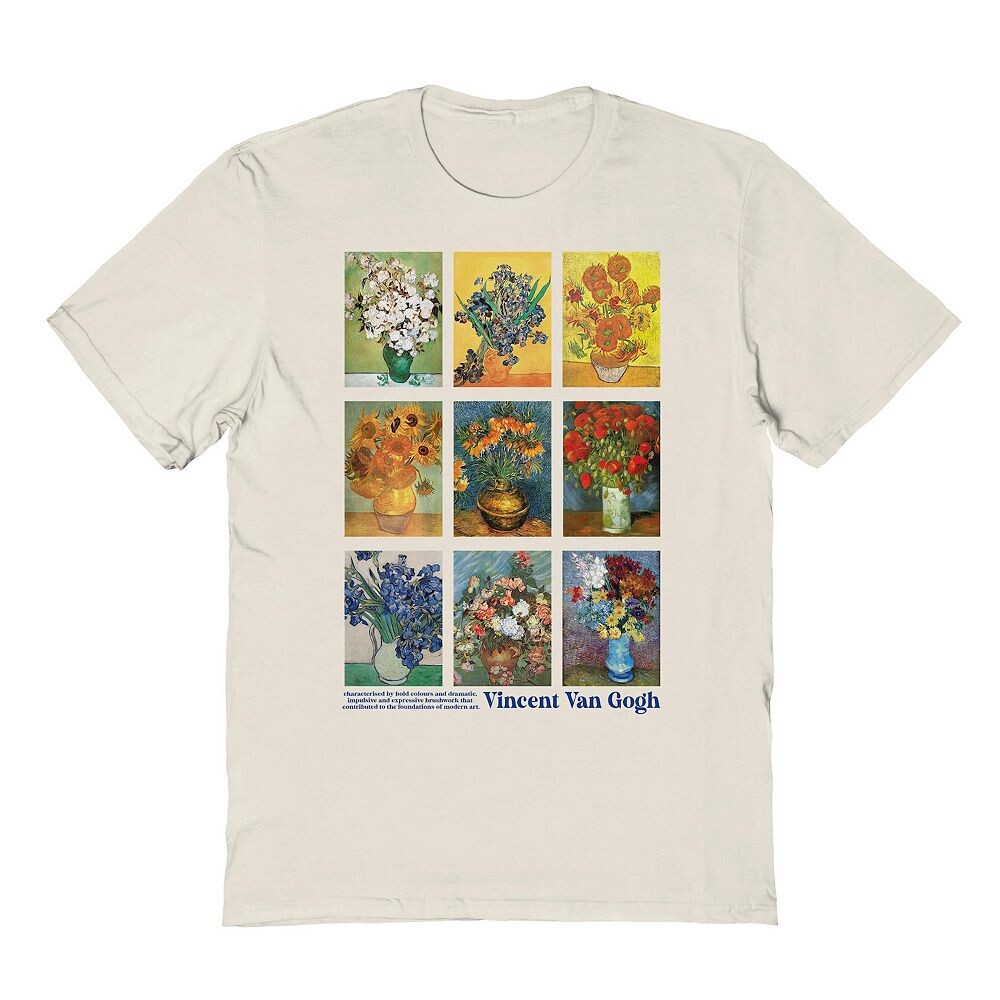 Мужская футболка с рисунком Вазы Ван Гога Licensed Character, цвет Natural
Мужская футболка с рисунком Вазы Ван Гога Licensed Character, цвет Natural