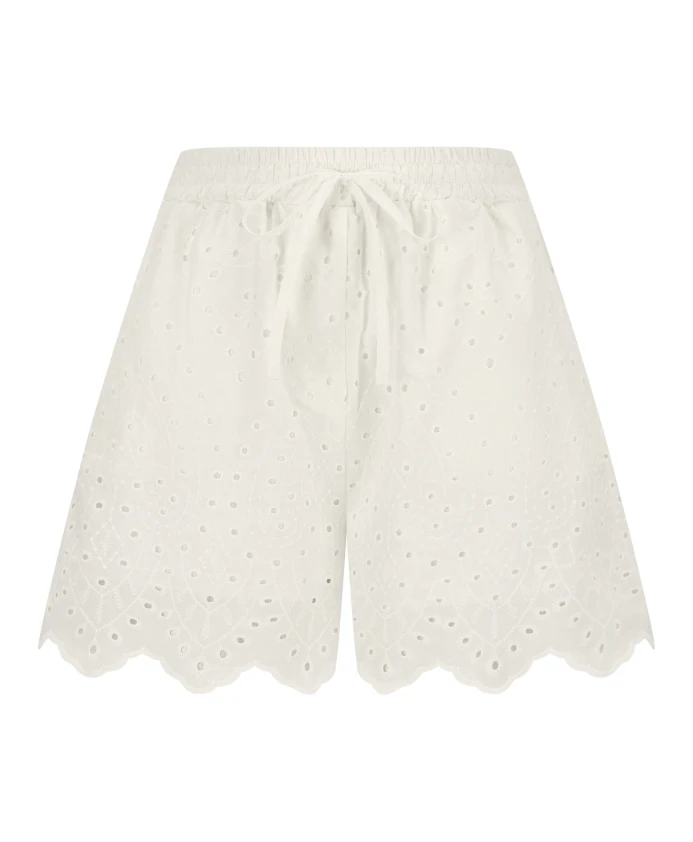 Хлопковые шорты с вышивкой Nicowa, белый
Хлопковые шорты с вышивкой Nicowa, белый