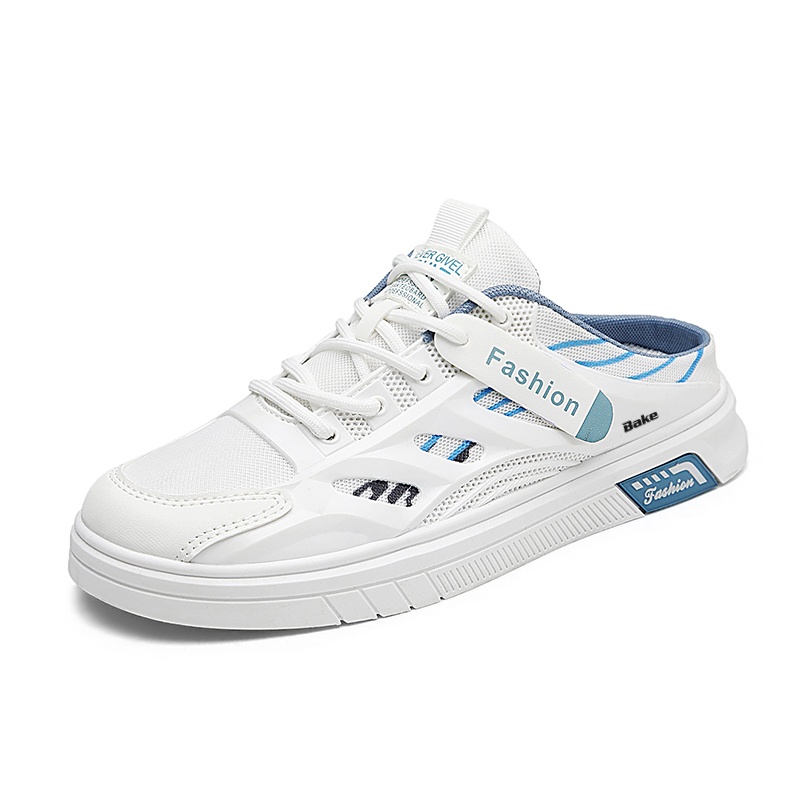 Сандалии с закрытым носком, устойчивые к истиранию и скольжению, мужские BAKE, White Blue
Сандалии с закрытым носком, устойчивые к истиранию и скольжению, мужские BAKE, White Blue