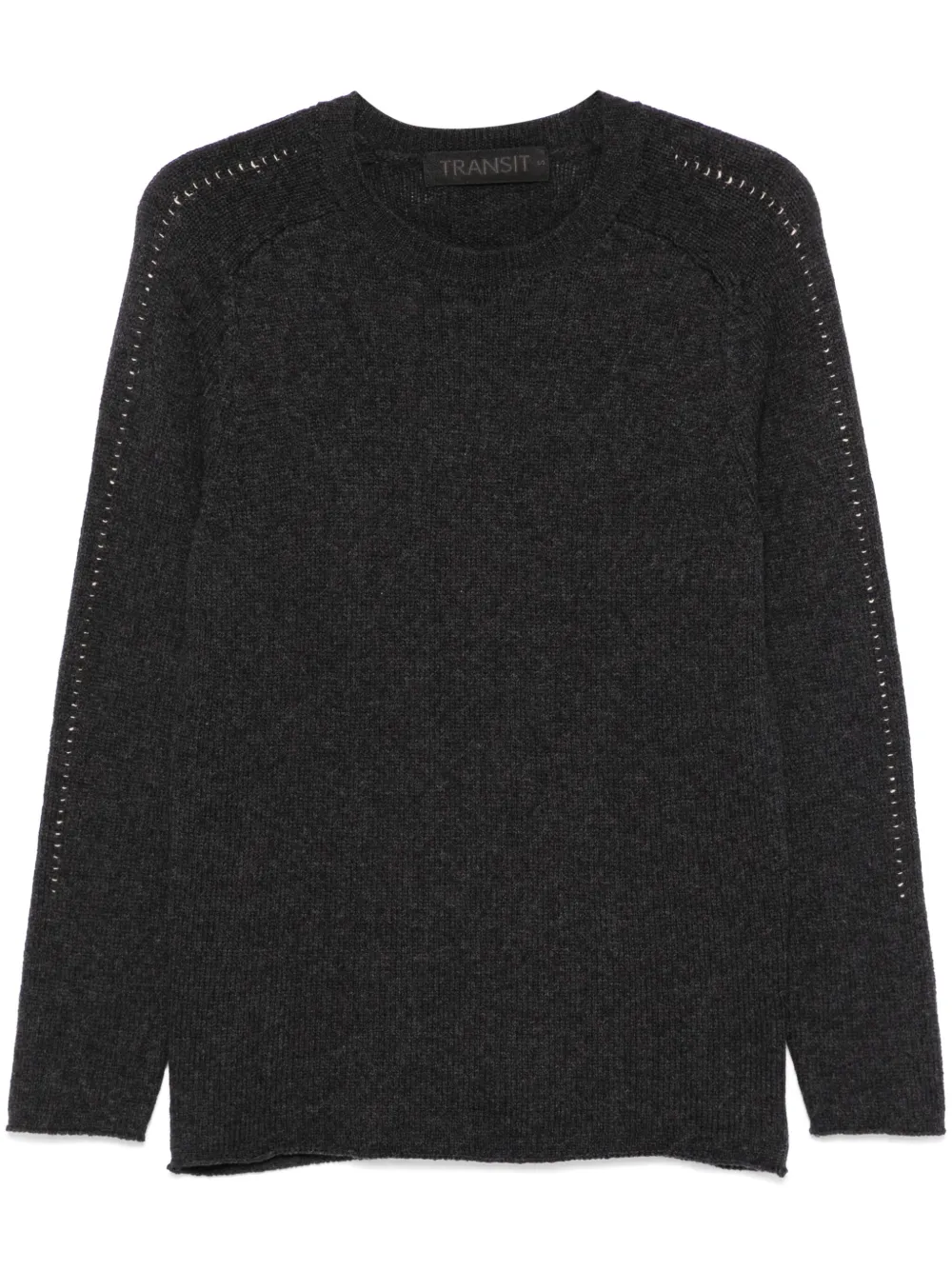 Свитер из вирджинской шерсти с высоким воротником Transit, серый
Свитер из вирджинской шерсти с высоким воротником Transit, серый