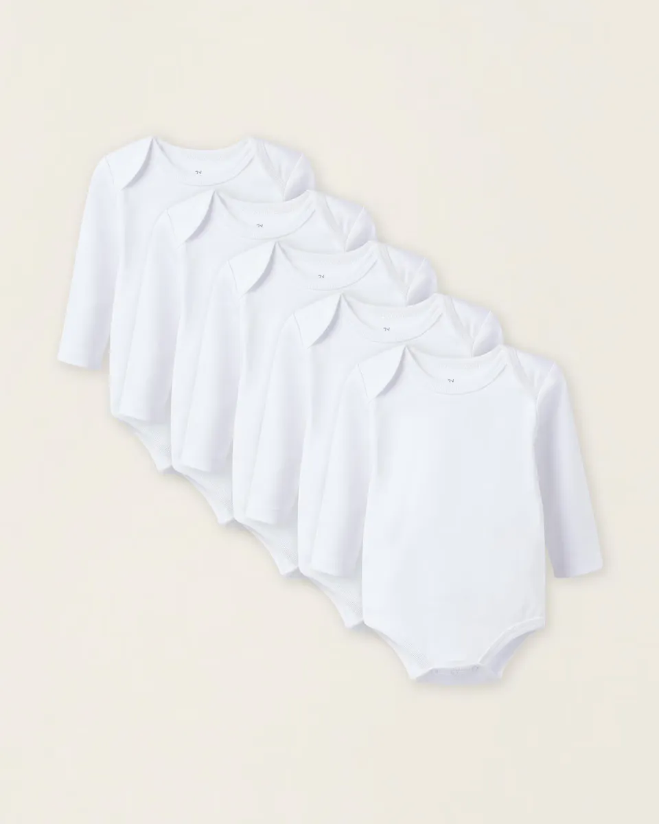 Комплект боди для маленьких мальчиков из 100% хлопка со скрещенными плечами Zippy, белый
Комплект боди для маленьких мальчиков из 100% хлопка со скрещенными плечами Zippy, белый