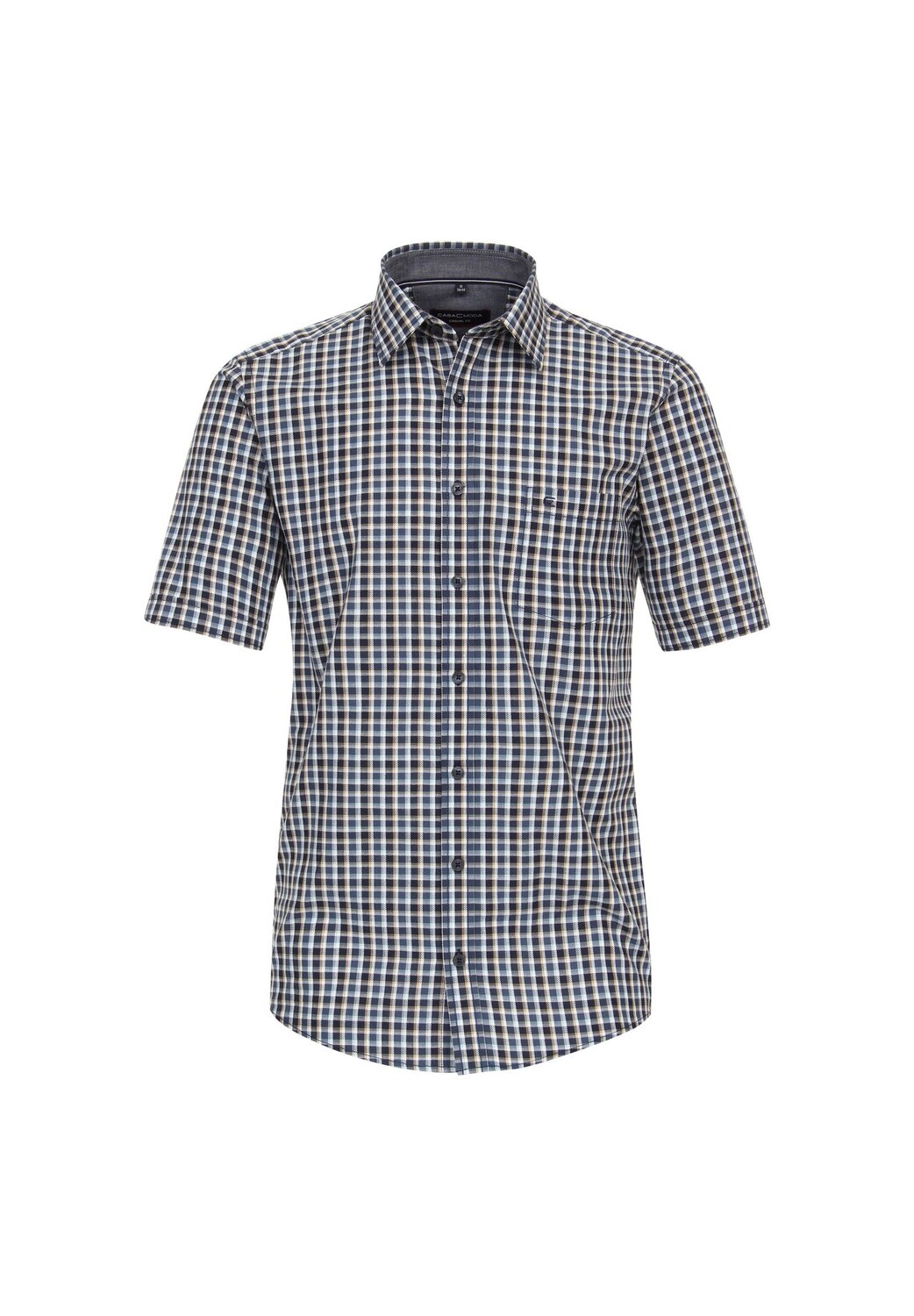 Мужская повседневная рубашка в клетку с короткими рукавами, повседневного кроя CASAMODA, темно-синий
Мужская повседневная рубашка в клетку с короткими рукавами, повседневного кроя CASAMODA, темно-синий
