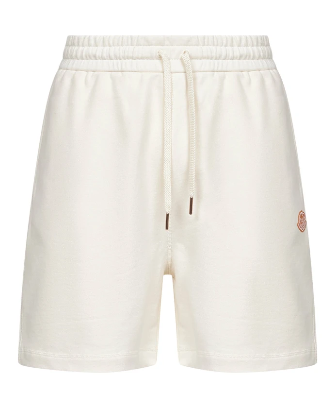 Белые шорты на шнуровке Moncler, белый
Белые шорты на шнуровке Moncler, белый