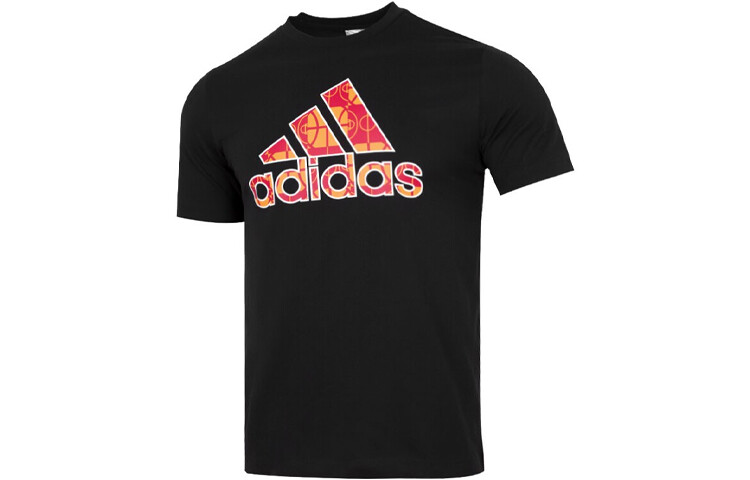 Футболка мужская черная Adidas, черный 
Футболка мужская черная Adidas, черный
