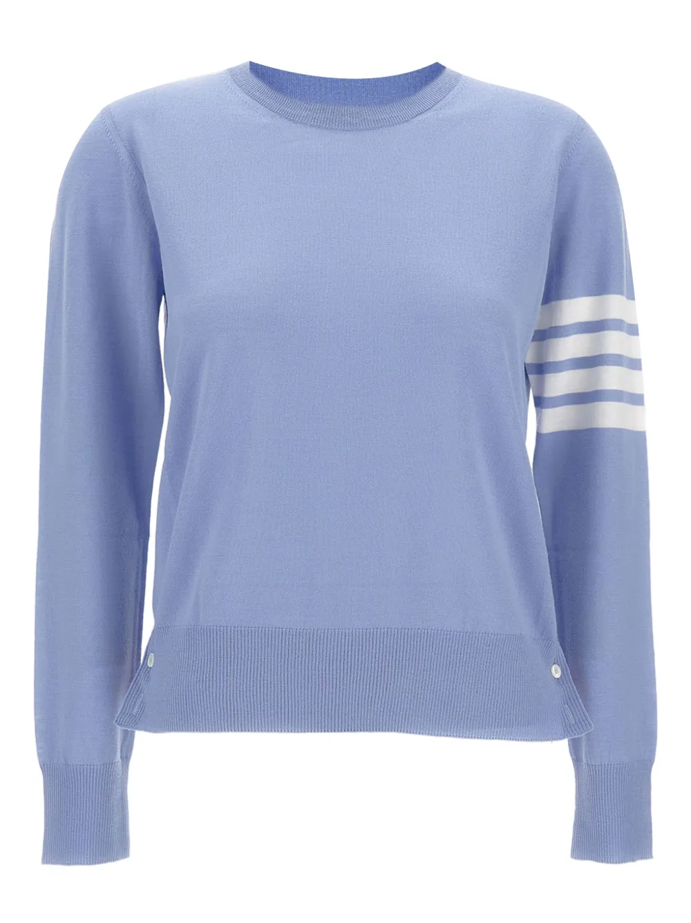 Шерстяной свитер с круглым вырезом THOM BROWNE, синий
Шерстяной свитер с круглым вырезом THOM BROWNE, синий