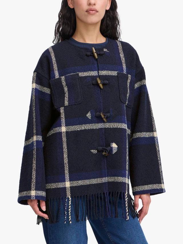 Foniza куртка в клетку с бахромой ICHI, Patriot Blue
Foniza куртка в клетку с бахромой ICHI, Patriot Blue