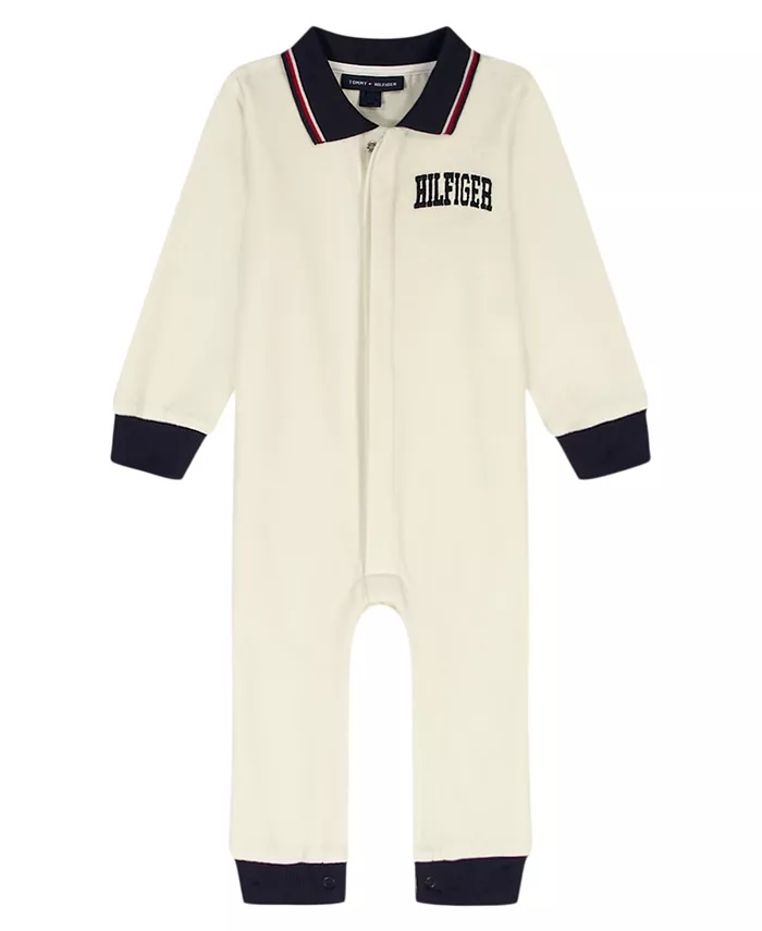 Детский комбинезон для мальчиков с велюровым воротником-поло Tommy Hilfiger
Детский комбинезон для мальчиков с велюровым воротником-поло Tommy Hilfiger