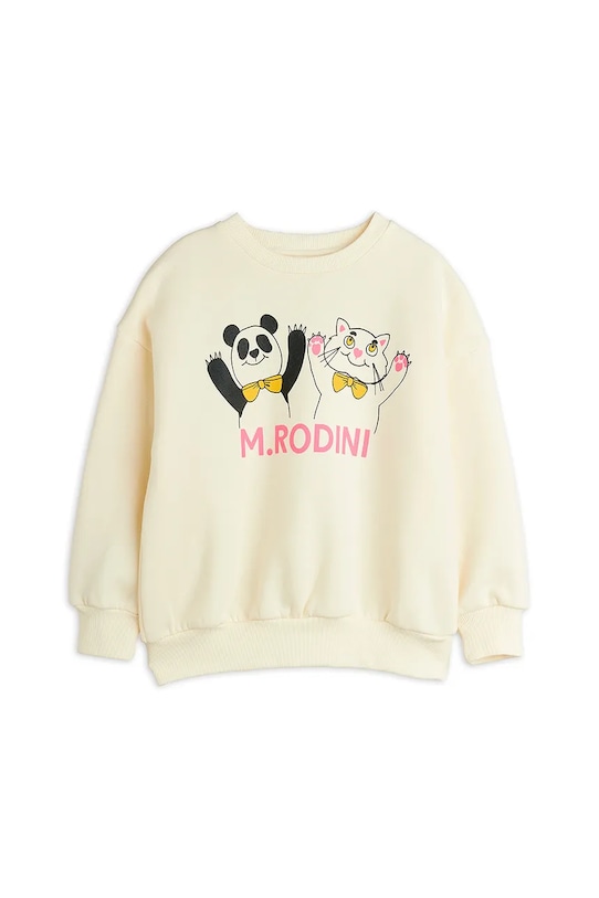 Детская хлопковая толстовка с изображением панды и кота Mini Rodini, бежевый
Детская хлопковая толстовка с изображением панды и кота Mini Rodini, бежевый