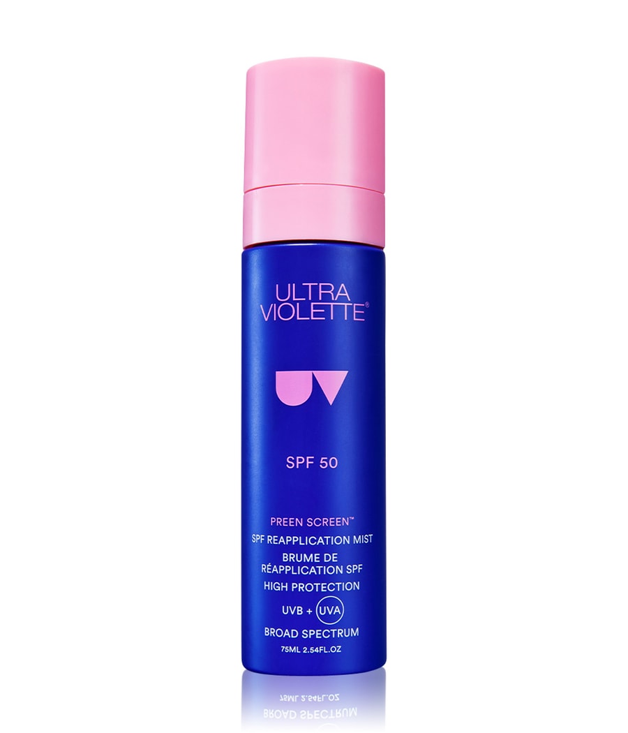 Солнцезащитный спрей Ultra Violette Preen Screen Reapplication Mist SPF50+, 75 ml
Солнцезащитный спрей Ultra Violette Preen Screen Reapplication Mist SPF50+, 75 ml