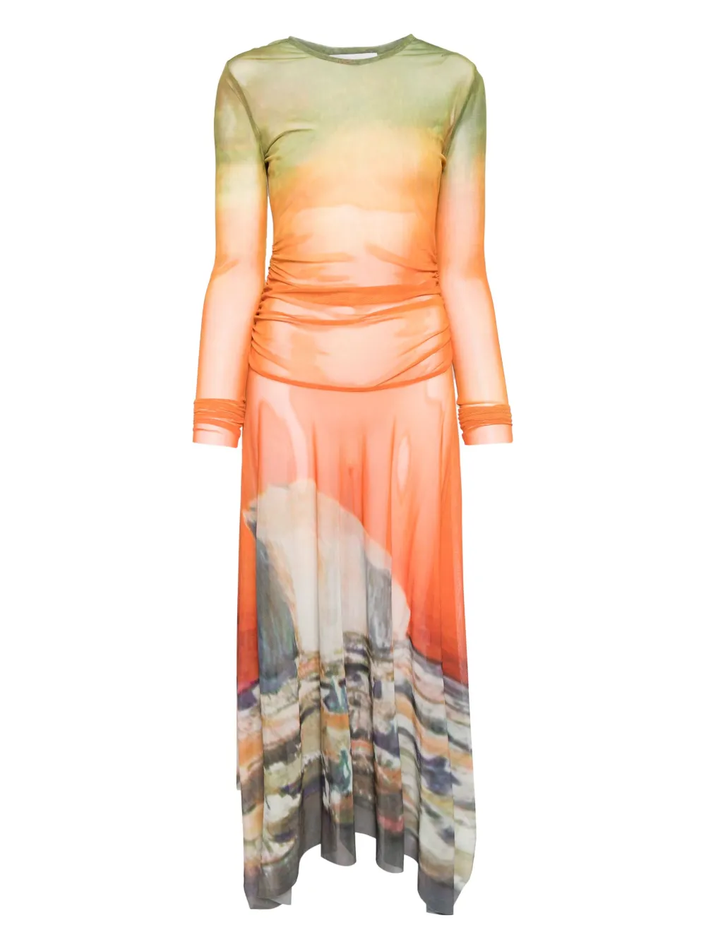 Платье миди с асимметричным подолом и принтом Monse, оранжевый
Платье миди с асимметричным подолом и принтом Monse, оранжевый