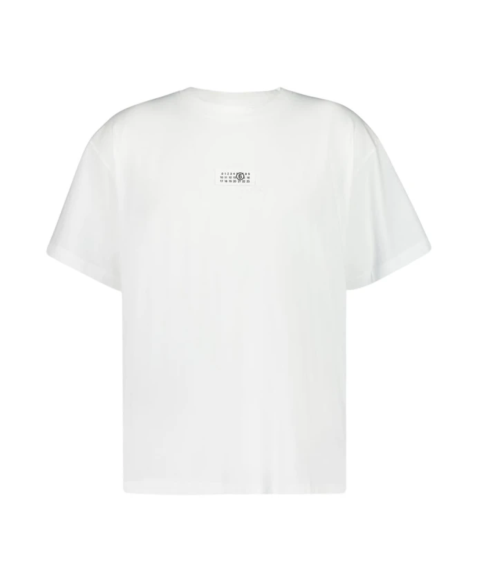 Хлопковая футболка с логотипом Mm6 Maison Margiela, белый
Хлопковая футболка с логотипом Mm6 Maison Margiela, белый