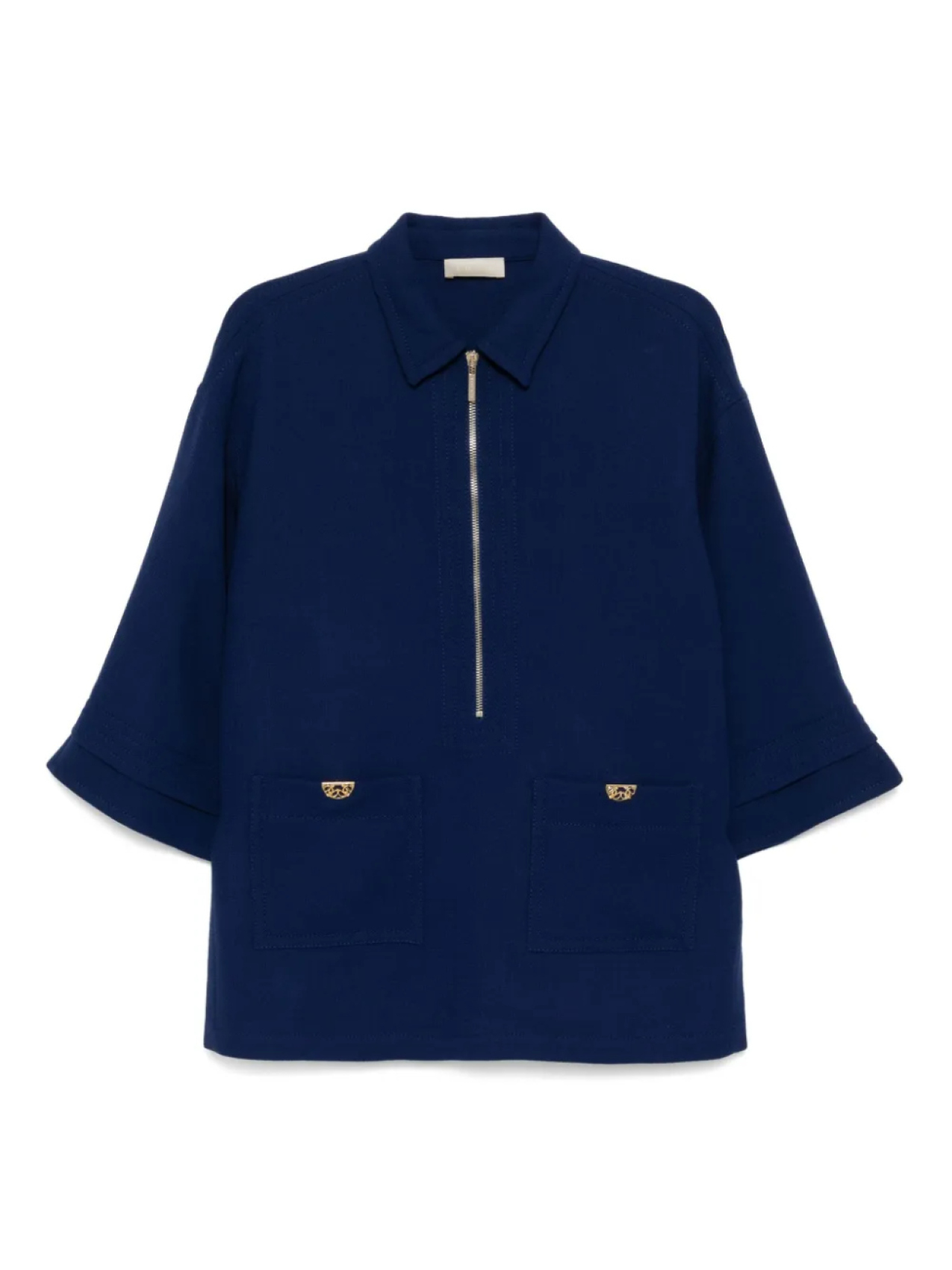 Elie Saab креповая блузка, синий
Elie Saab креповая блузка, синий