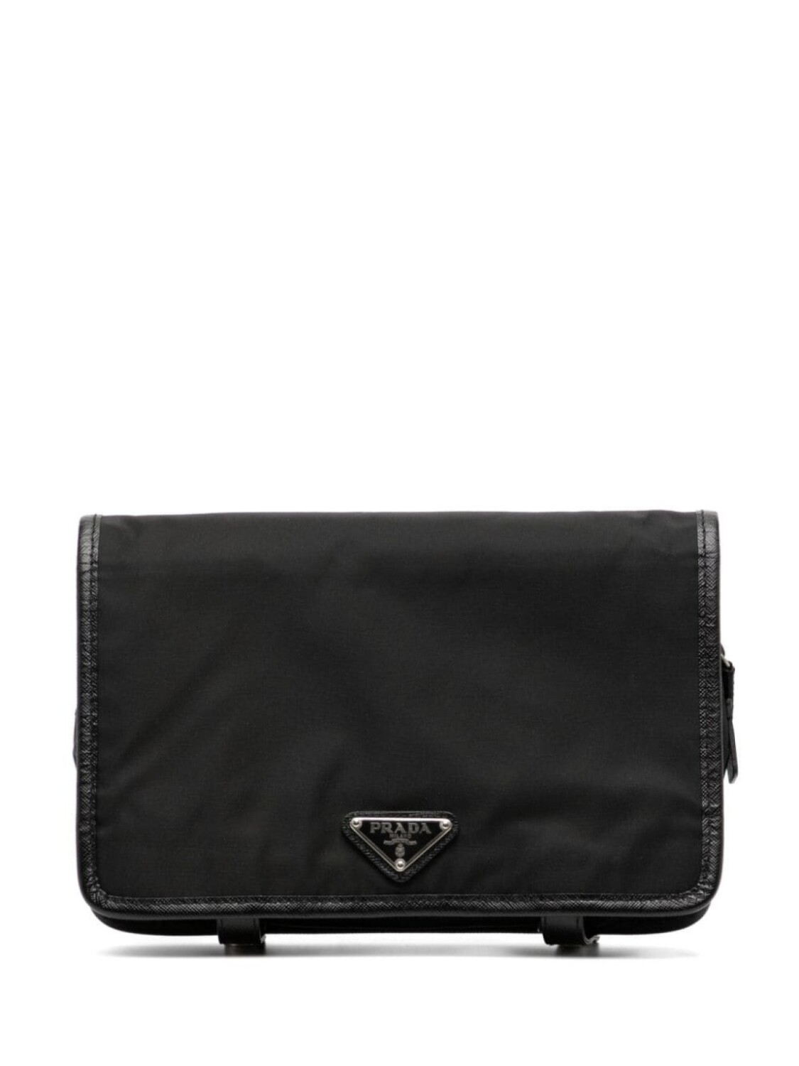 Prada несессер с логотипом, черный 
Prada несессер с логотипом, черный
