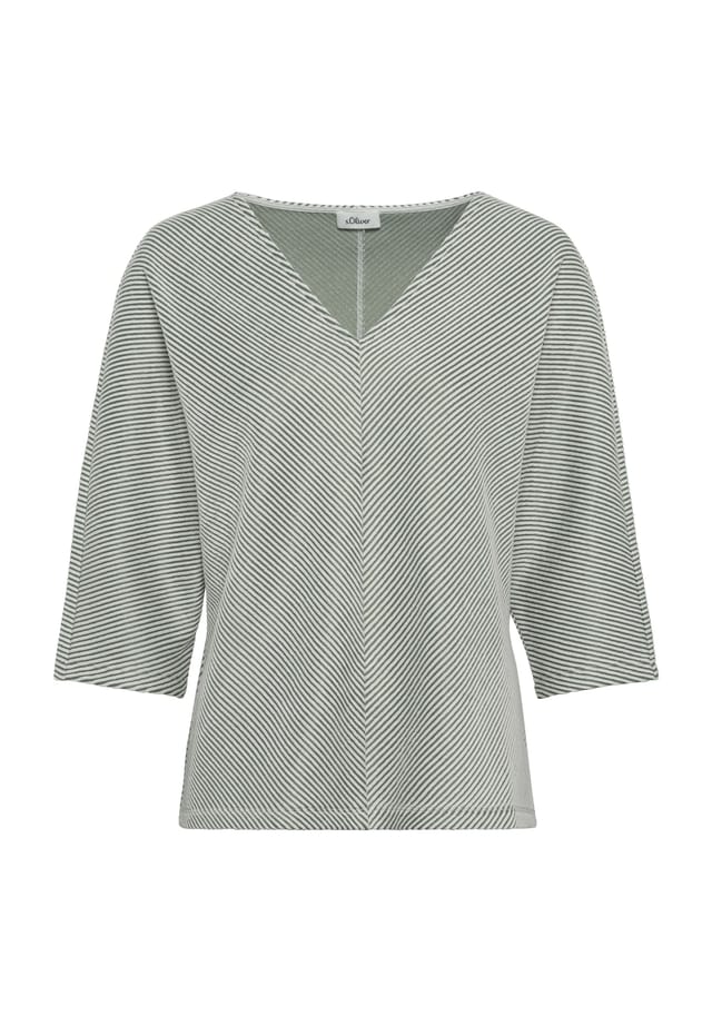 Рубашка с рукавом 3/4 и v-образным вырезом S.Oliver, зеленый
Рубашка с рукавом 3/4 и v-образным вырезом S.Oliver, зеленый