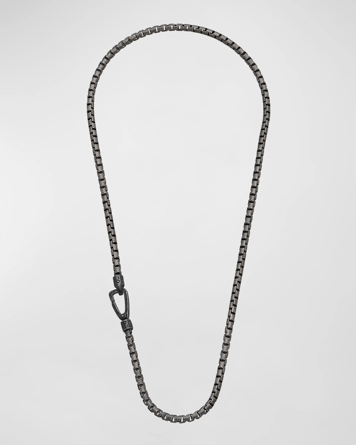 Мужское серебряное колье-цепочка с гравировкой Ulysses, 57 мм Marco Dal Maso, цвет Oxidized Silver
Мужское серебряное колье-цепочка с гравировкой Ulysses, 57 мм Marco Dal Maso, цвет Oxidized Silver