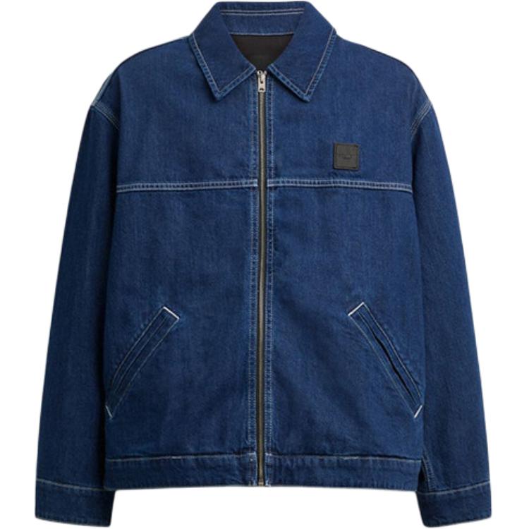 COACH Джинсовая куртка мужская синяя, Blue
COACH Джинсовая куртка мужская синяя, Blue