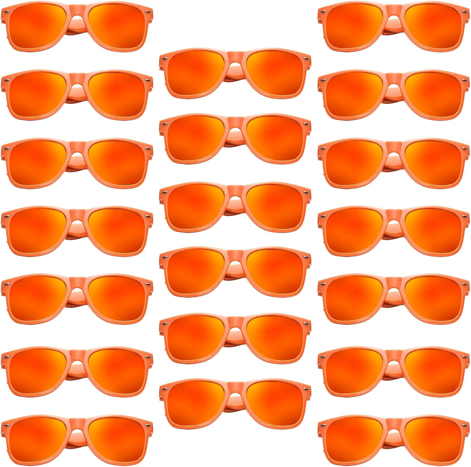 Pibupibu, набор из 10/20 неоновых солнцезащитных очков для женщин и мужчин, оптовая продажа, ретро-очки в стиле 80-х, красочные зеркальные, для вечеринок, для взрослых и мужчин, Orange 20 Packs
Pibupibu, набор из 10/20 неоновых солнцезащитных очков для женщин и мужчин, оптовая продажа, ретро-очки в стиле 80-х, красочные зеркальные, для вечеринок, для взрослых и мужчин, Orange 20 Packs