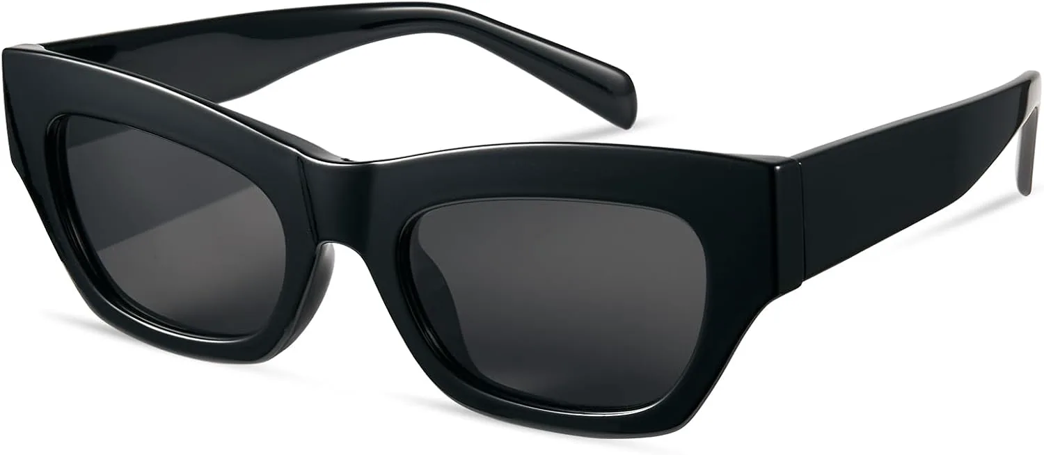 Женские поляризованные солнцезащитные очки Cateye с защитой UV400, стильные, массивные, из ацетата, в стиле 80-х и 90-х, для небольшой головы SOLVANSKI, 2-black
Женские поляризованные солнцезащитные очки Cateye с защитой UV400, стильные, массивные, из ацетата, в стиле 80-х и 90-х, для небольшой головы SOLVANSKI, 2-black